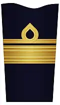 Sleeve insignia for a major general in the Amphibious Corps (2003–present)