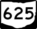 State Route 625 marker