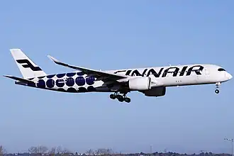 Airbus A350-900 in Marimekko-Kivet special livery