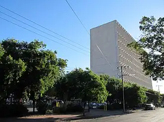 ABC building seen from west