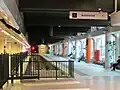 Indoors station bay platform