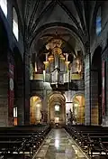 Interior towards the west