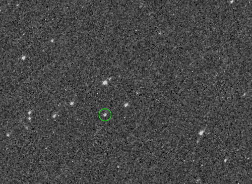 First images of asteroid Bennu (August 2018)