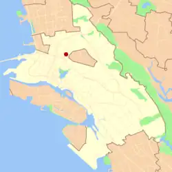 Location in Oakland