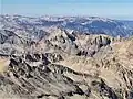 Northeast aspect (centered) from Middle Palisade