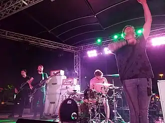 Oceans Ate Alaska performing in 2017
