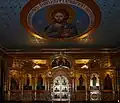 The icon screen in a side chapel