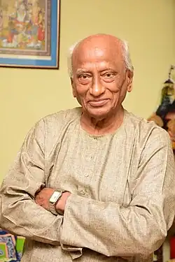 Pt. Panda at his residence in Bhubaneswar, Odisha