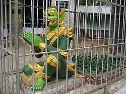 An ogre king represented at Mandalay Hill, Myanmar