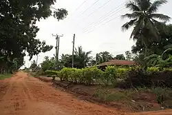 Major road from Ohawu to Afife through Kporkuve, 2019
