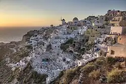 Oia at sunset