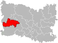 Situation of the canton of Beauvais-2 in the department of Oise