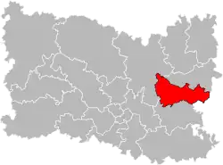 Situation of the canton of Compiègne-2 in the department of Oise
