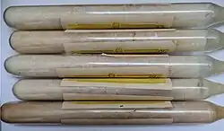 Ball and stick model of dimeric aluminium bromide