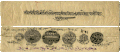 Letter received by PM Bhimsen Thapa and Kaji Ranadhoj Thapa sent by (Pvt. seal L to R) Bakhat Singh Sardar, Dalbhanjan Pande (Pande Kaji), Ranabir Singh Thapa, Kaji Narsingh Thapa (Elder Amar Singh Thapa's another son) and sundry captains