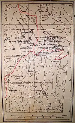 Image 9Map of Old Choctaw country in Mississippi before removal. (from Mississippi Band of Choctaw Indians)