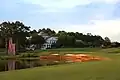 Old Waverly 18th hole and clubhouse