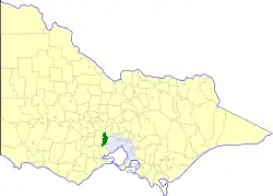 Location in Victoria