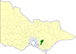 Location in Victoria