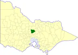 Location in Victoria