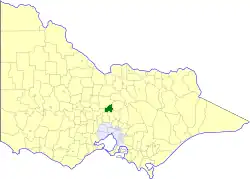 Location in Victoria