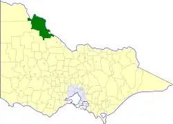 Location in Victoria