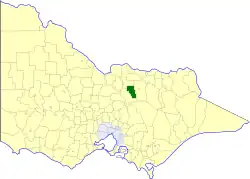Location in Victoria