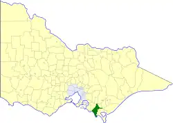 Location in Victoria