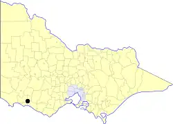 Location in Victoria