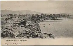 Oil banks of Bibi-Heybat, 1914