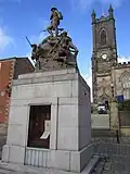 Oldham War Memorial, south side, 2012