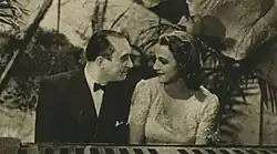 Oldřich Nový and Adina Mandlová in the film The Minister's Girlfriend