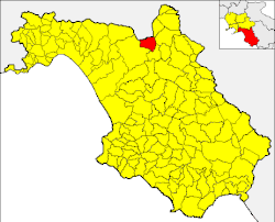 Comune location in the Province of Salerno