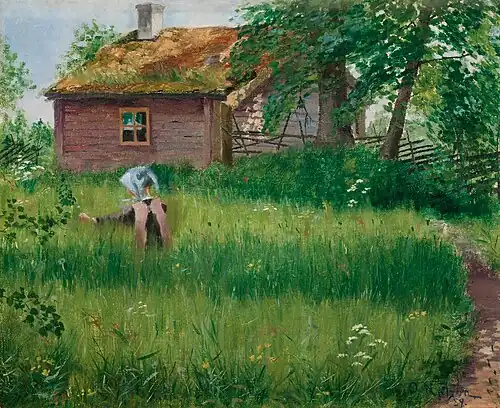 Girl in a Meadow