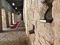 Inside the mosque's prayer hall