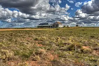One Tree Hotel shown against Old Man Plain, 2017