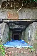 Entry to the burial chamber