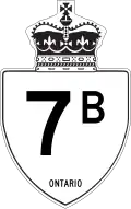 Highway 7B marker