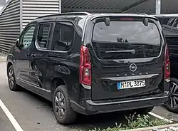 Opel Combo Life (rear view)