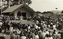 The opening of Hoani Waititi Marae in 1980