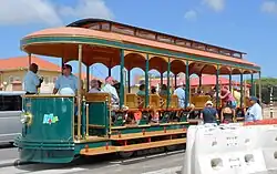 Single-deck tram in 2014