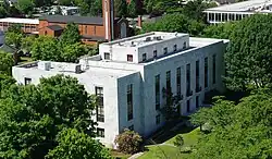Aerial view, south side of the building, 2008