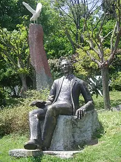 Image 14Orhan Veli Kanık was the founder of the Garip Movement in Turkish poetry. (from Culture of Turkey)