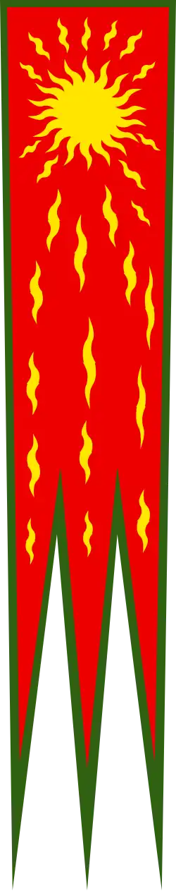 The Oriflamme, the banner of the Capetians