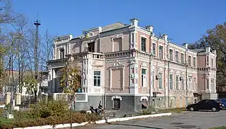 Mansion house of Heinrich Janzen, city mayor and manufacturer. Current seat of the Orikhiv urban hromada.