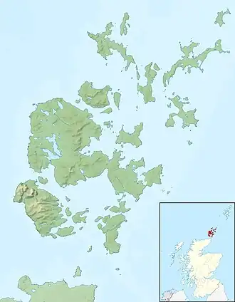 Unstan Chambered Cairn is located in Orkney Islands
