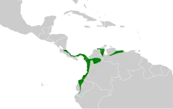 Map of range