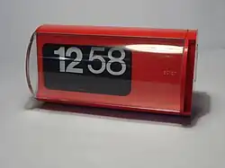 Solari Cifra 3 designed by Nani and Gino Valle with graphic design input form Massimo Vignelli (1965)
