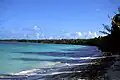 Lagoon shore on Orona Island