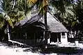 Remains of the Orona post office, from when Orona was inhabited